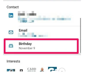 Finding Someone’s Birthday On LinkedIn