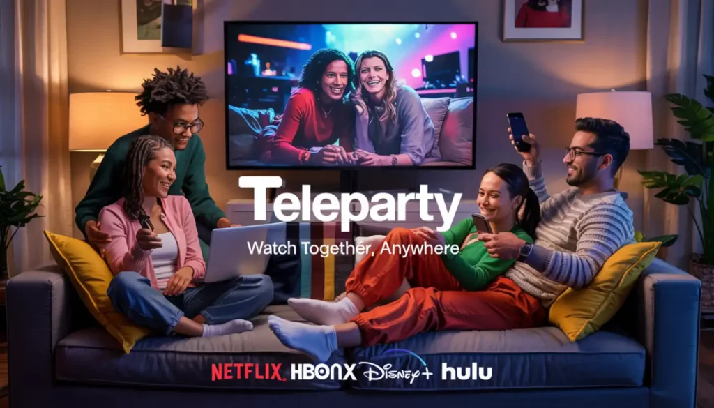 Alternative 1: Watch Netflix, HBO Max, Disney, Hulu with Teleparty