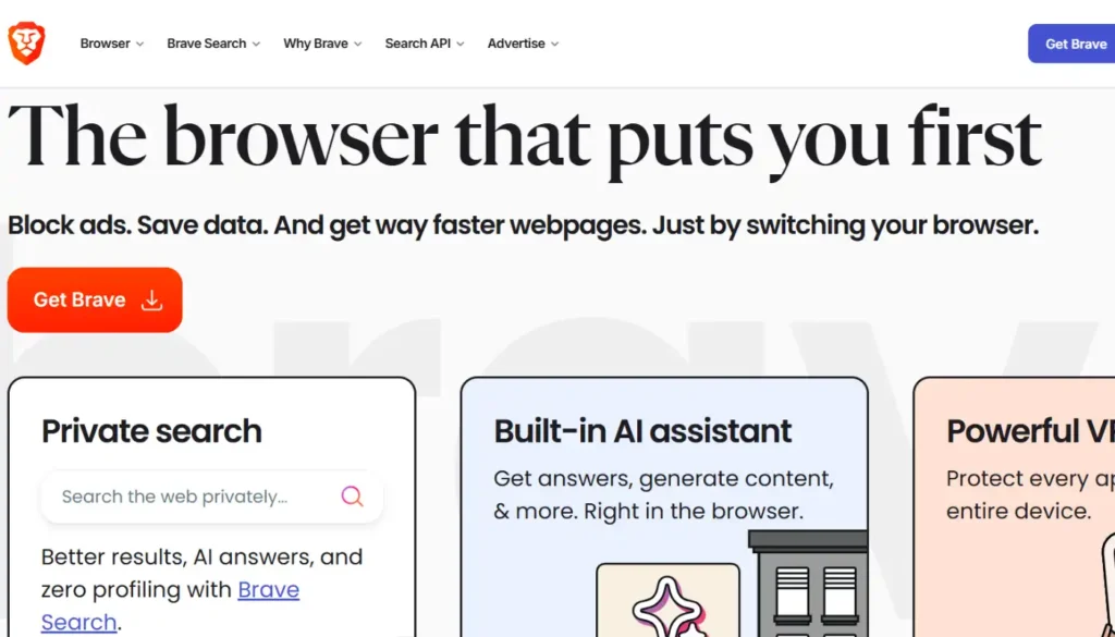 Brave | 13 Top Secure Browsers for Online Privacy Right Now (2025)