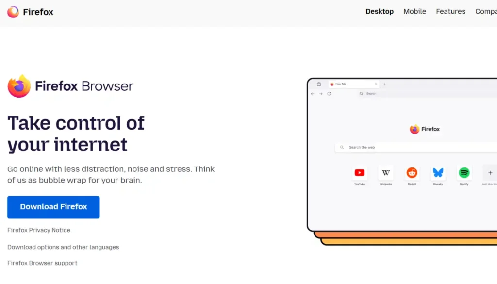 Firefox | 13 Top Secure Browsers for Online Privacy Right Now (2025)