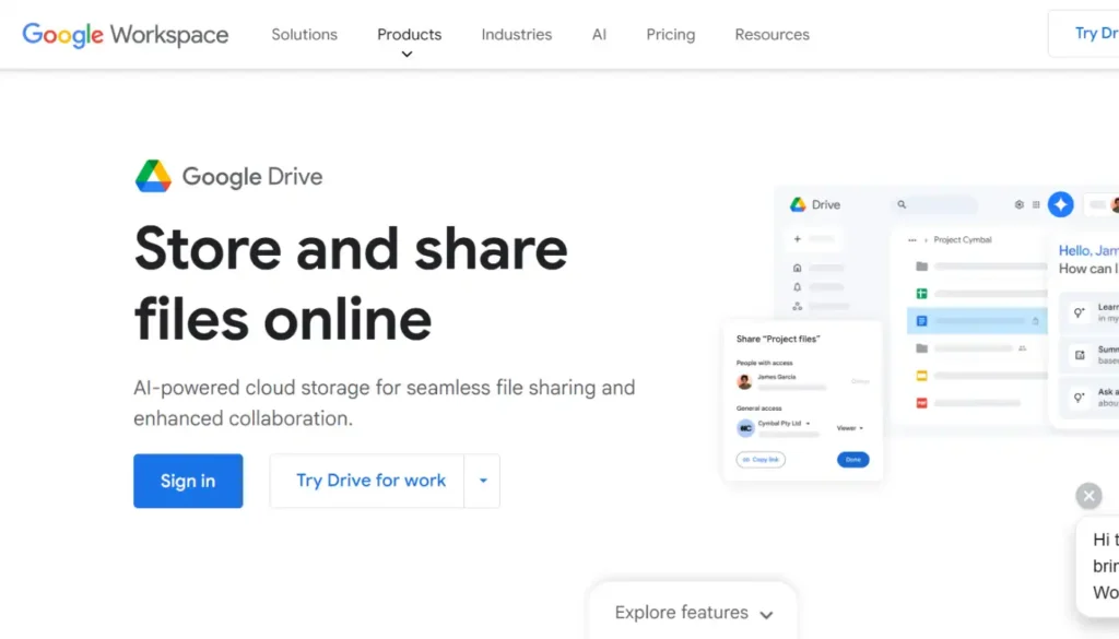 Google Drive | Top Secure Cloud Storage Providers | Protect Your Privacy (2025)