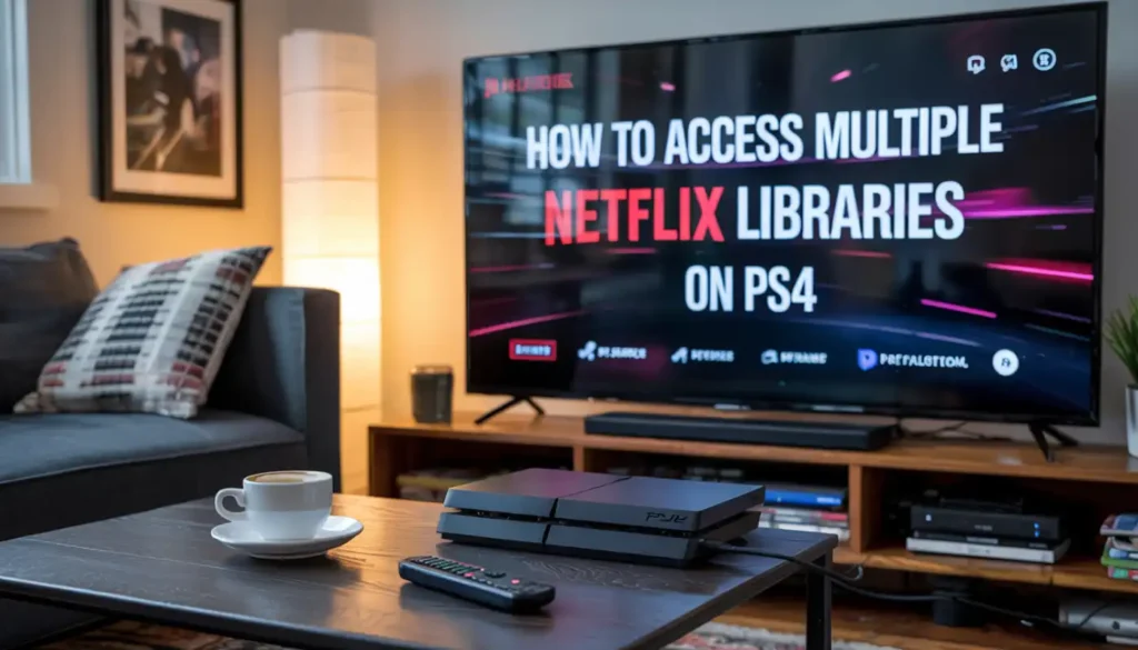 How to Access Multiple Netflix Libraries on PS4