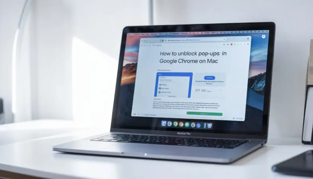 How to Unblock Pop-Ups in Google Chrome on Mac