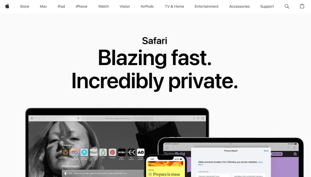Safari | 13 Top Secure Browsers for Online Privacy Right Now (2025)