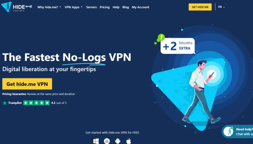 Hide.me: The best free VPN for customization