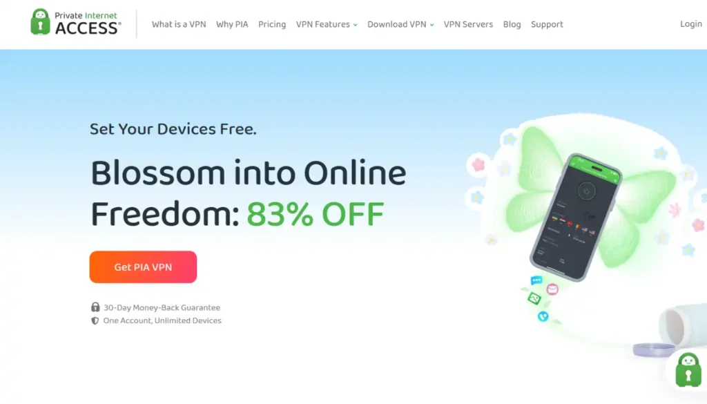 Visit Private Internet Access