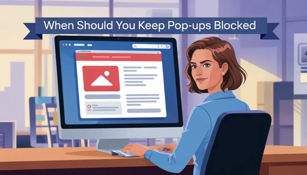 When Should You Keep Pop-Ups Blocked