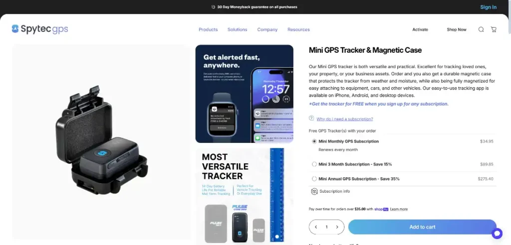 Spytec GL300 GPS Tracker