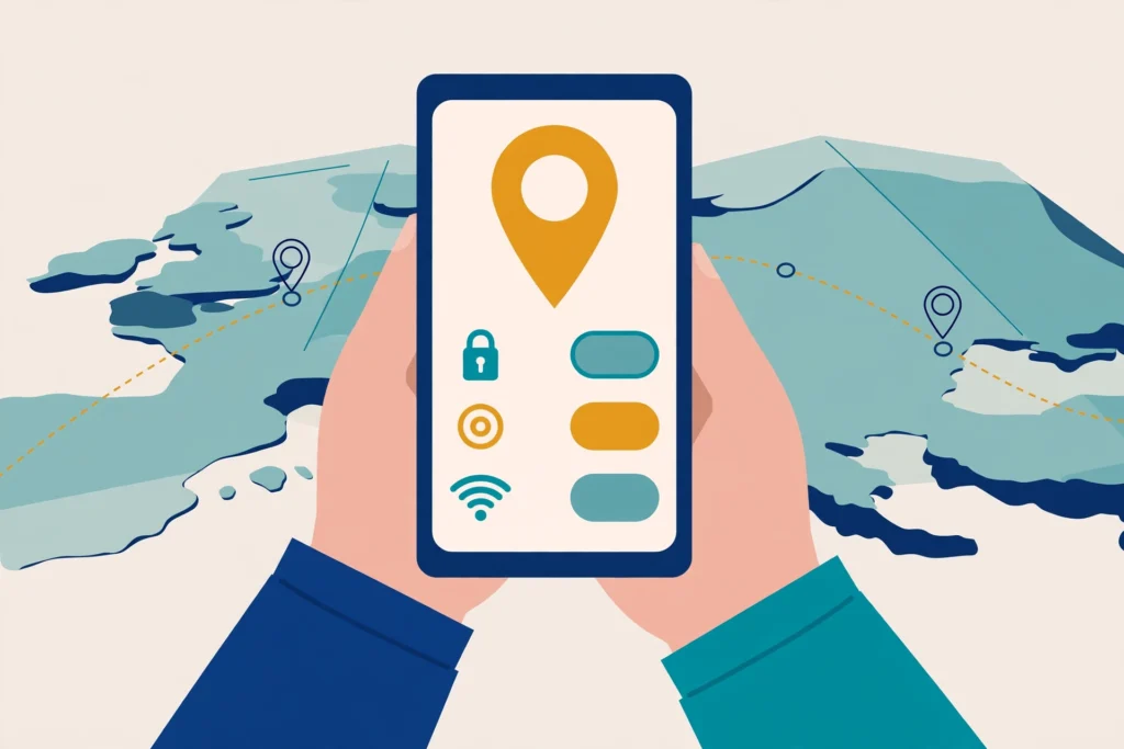 12 Signs Your Phone Is Being Tracked (And What to Do Next) 58 Checking location settings and app permission toggles on a smartphone