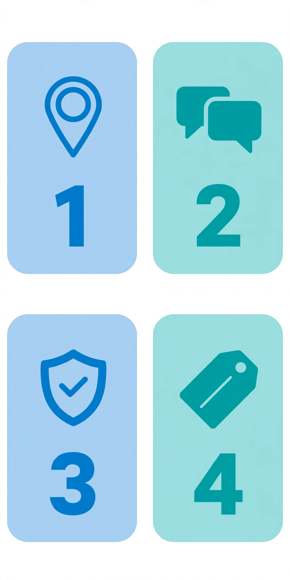mSpy vs uMobix in 2026: Which One Fits Your Family? 56 Infographic comparing mSpy and uMobix with four numbered icons for location, messages, safety and price