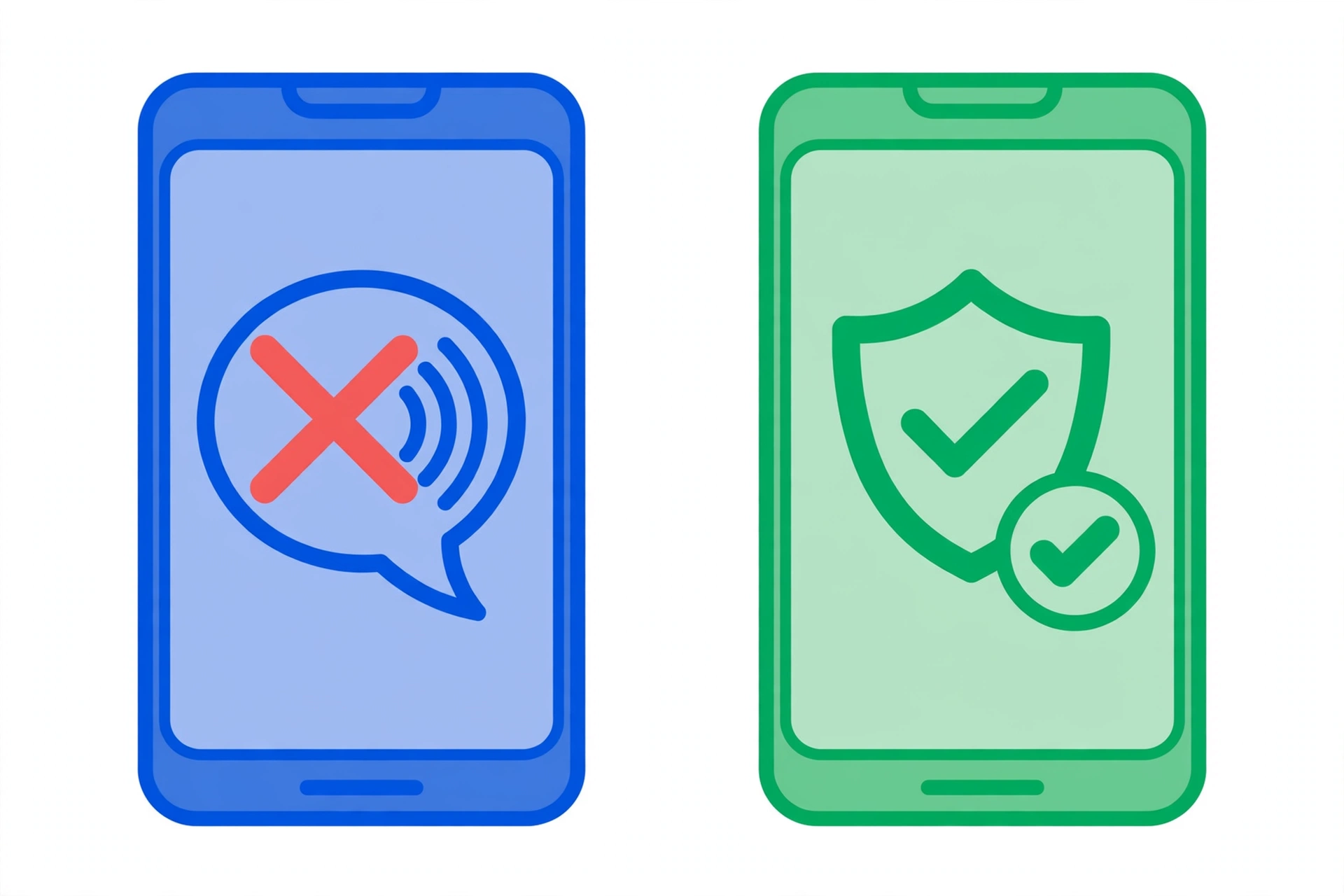 Chart that compares tapped phone myths with the facts behind them