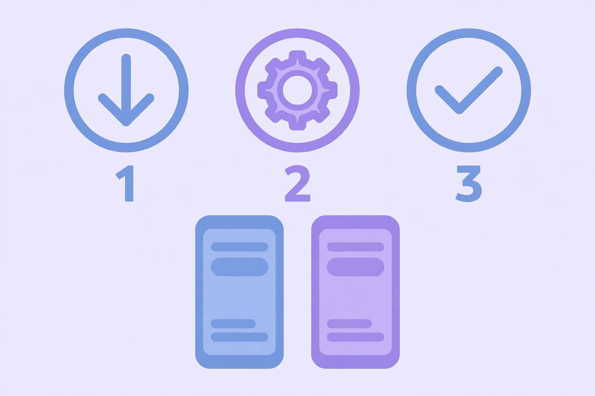 mSpy vs EyeZy in 2026: Features, Price and Ease Compared 58 Illustration comparing the setup steps of two parental monitoring apps