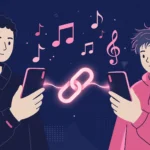 Parent and teen smartphones linked together for TikTok Family Pairing parental controls