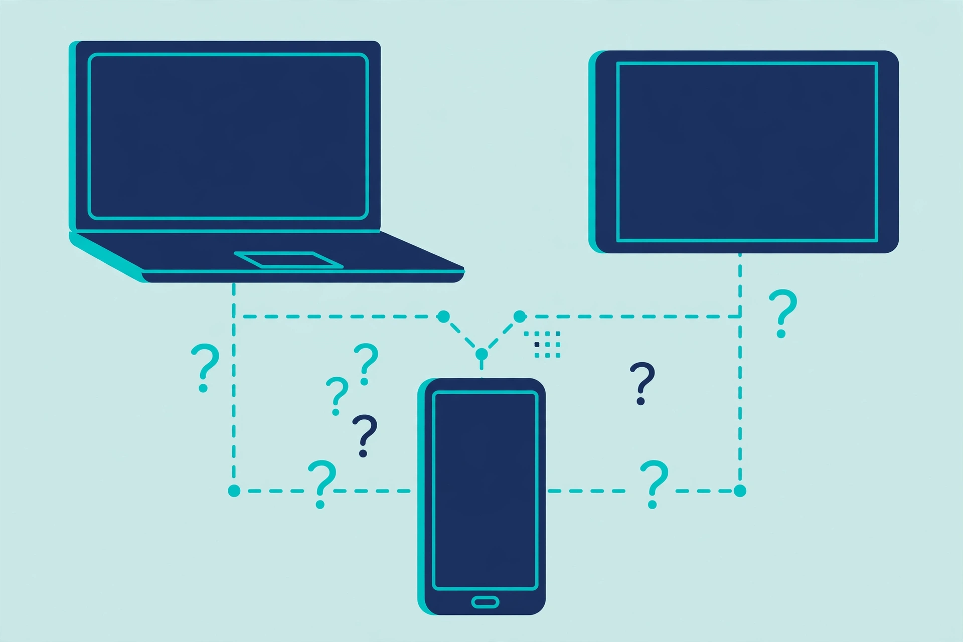 WhatsApp linked devices screen showing an unknown linked device
