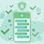 WhatsApp security settings on a phone with privacy and safety controls