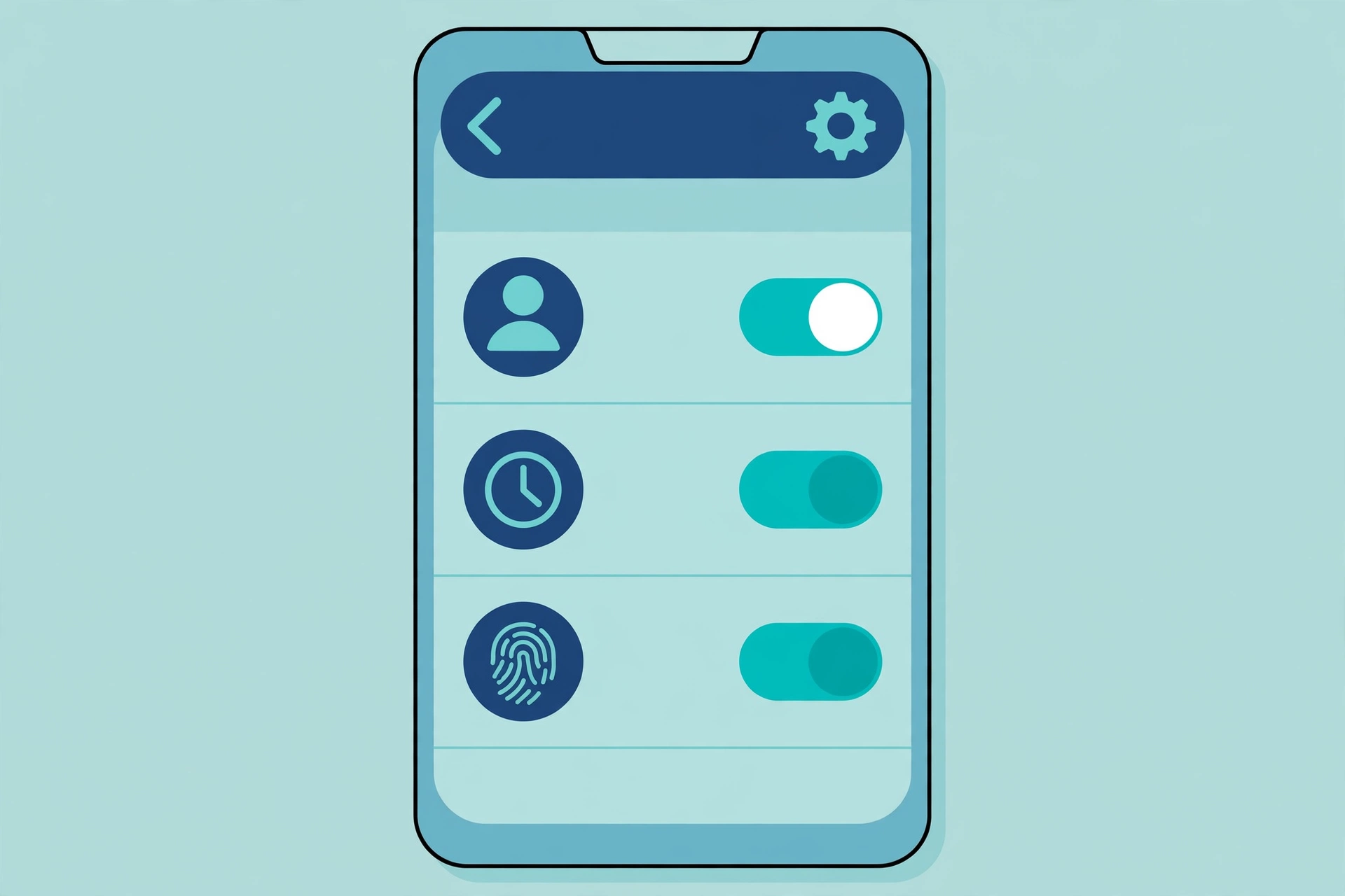 WhatsApp privacy and security settings on a phone screen